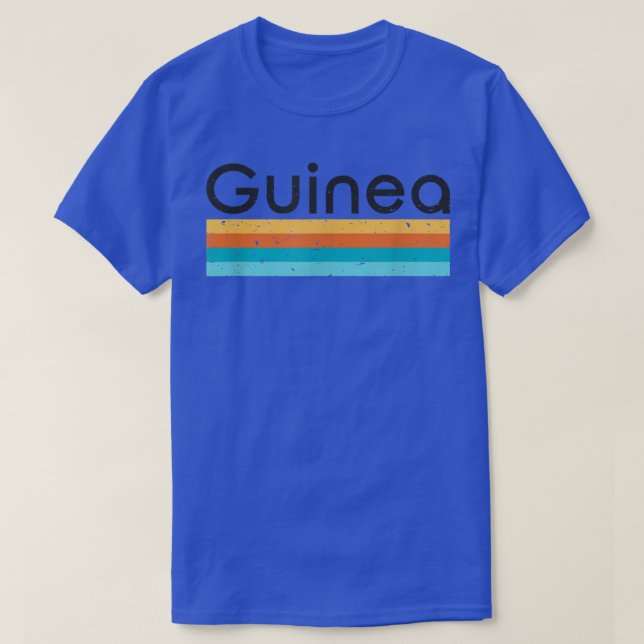 Camiseta Guinea Retro Design  (Frente do Design)