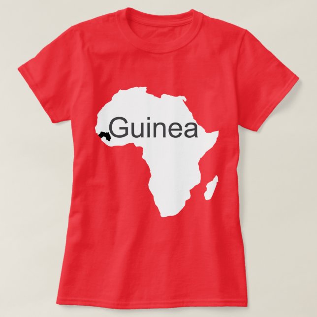 Camiseta Guinee Conakry (Frente do Design)