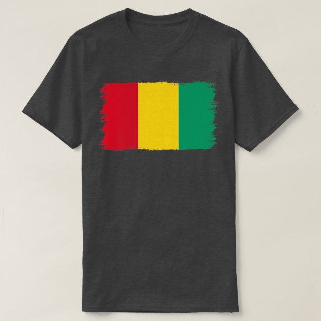 Camiseta Guineense Flag Guiné (Frente do Design)