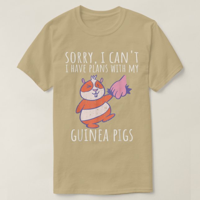 Camiseta Guineense Pig Dando Proprietário 545 (Frente do Design)