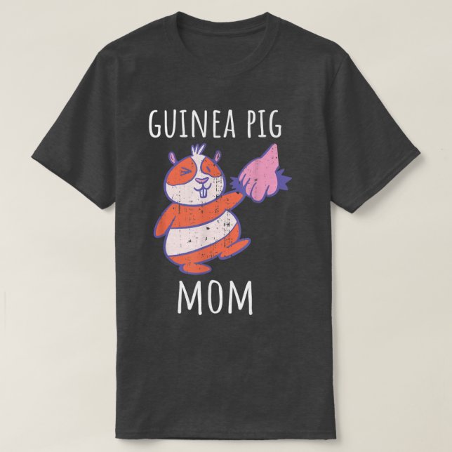 Camiseta Guineense Pig Dando Proprietário 552 (Frente do Design)