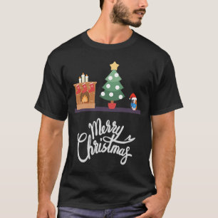 Camiseta Guinei Merchandise Feliz Natal para Meninas