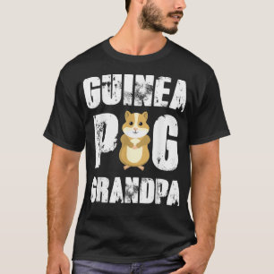 Camiseta Guinei Vovô Cute Cavy Amante de os animais Pet Pr