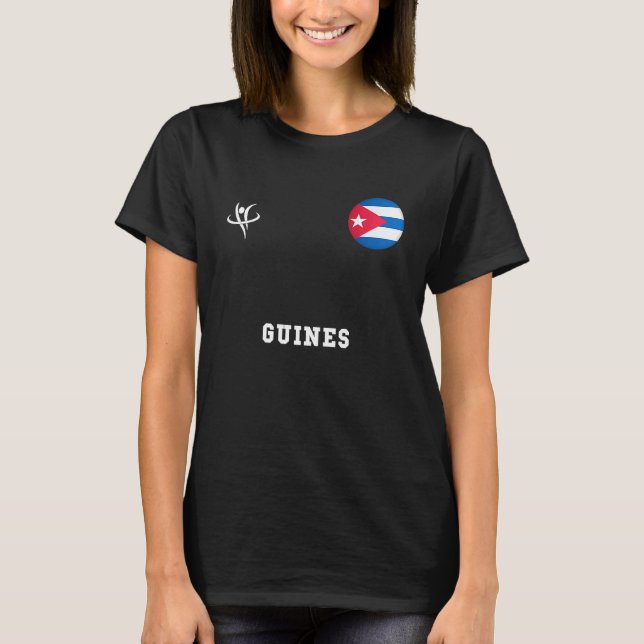 Camiseta GUINES Cuba Vintage Sports (Frente)