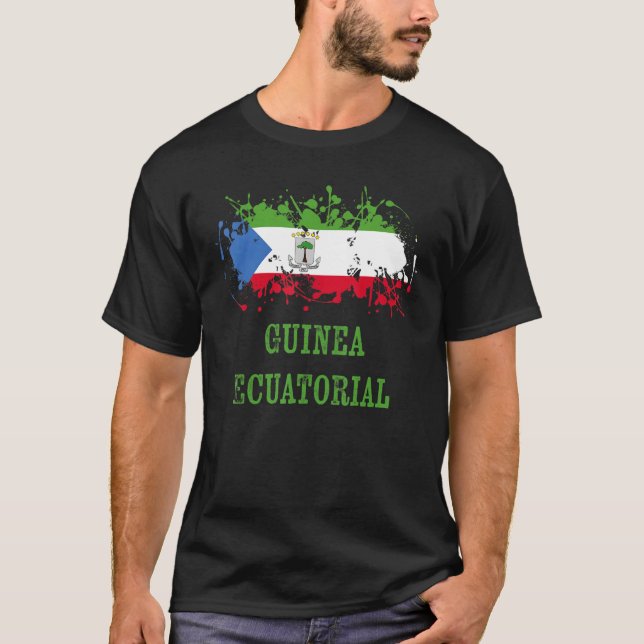 Camiseta Guinian enthusiasts for Guinea and Equatorial Guin (Frente)