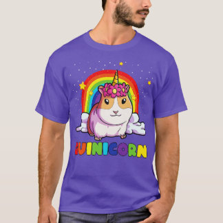 Camiseta Guinicorn Guiné Pig Unicorn Para Meninas Guiné Pig