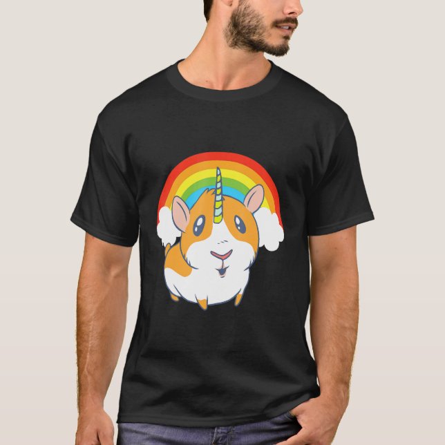 Camiseta Guinicorn Unicorn Guinea Pigs Mom Animal  Rodent (Frente)