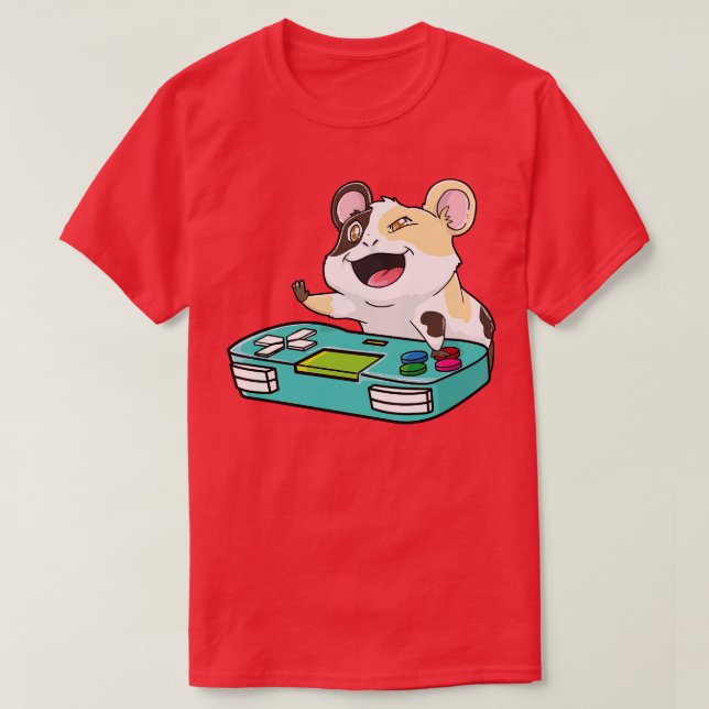 Camiseta Guinsana Gamepad Gaming Kawaii (Frente do Design)