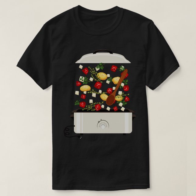 Camiseta guisado voador (Frente do Design)