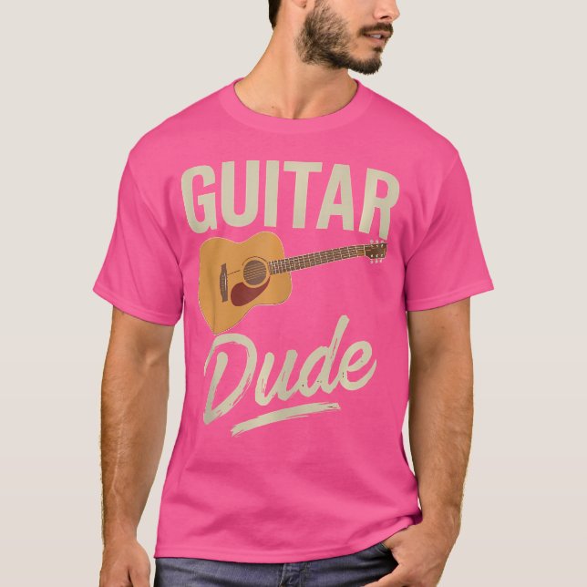 Camiseta Guitar Duque Guitarista Banda Musical Acústico (Frente)