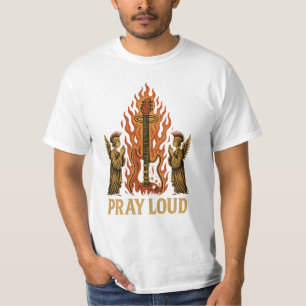 Camiseta Guitar é Minha Religião - Reze Alto