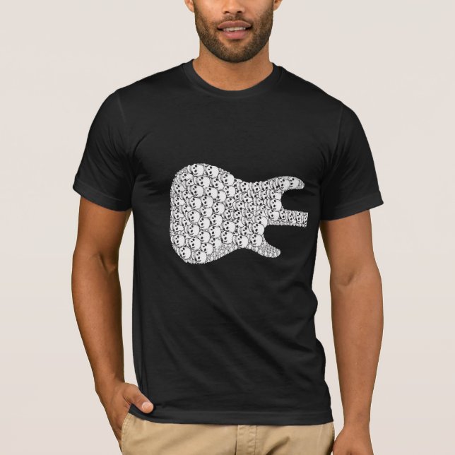 Camiseta Guitar_Front de esqueleto e parte traseira (Frente)
