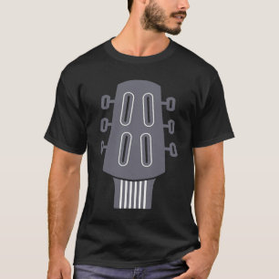 Camiseta Guitar Headstock Música Guitaristas Músico Guitarr