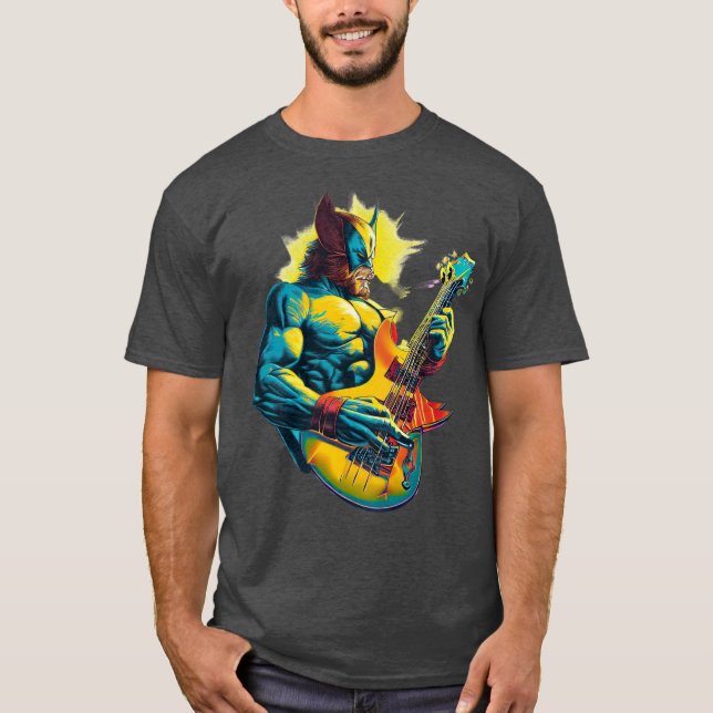 Camiseta Guitar Hero Retro T-SHirt (Frente)