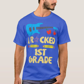 Camiseta Guitar I Rocked 1st Grade Last Day Of School Music