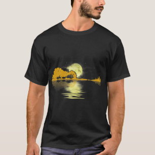 Camiseta Guitar Lake Shadow Love Guitar T-Shirt
