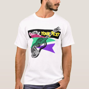 Camiseta Guitar Legend Hero Retro Ilustração Personalizad