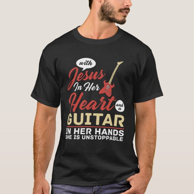 Camiseta Guitar Lesson Guitarist Beginner Music Instrument  (Frente)