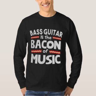Camiseta Guitar Lover   Bass Guitar É Bacon De Música Engra