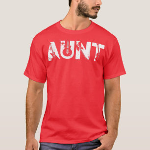 Camiseta Guitar Lover Guitarist Aunt Funny Music Mothers Da