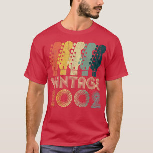 Camiseta Guitar Mais De 20 Anos De Idade Presentes Vintage