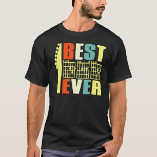 Camiseta Guitar Melhor Pai de Todos os Tempos Acorde Guitar