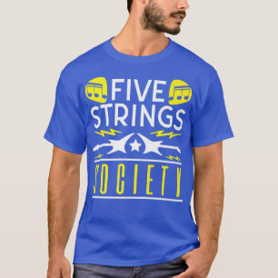 Camiseta Guitar Music Lover Cinco Strings Society504