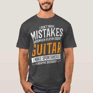 Camiseta Guitar Music Lover Creative Guitar Player