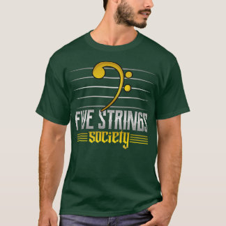 Camiseta Guitar Music Lover Five Strings Society502