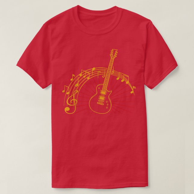 Camiseta Guitar Music Lover Guitar (Frente do Design)