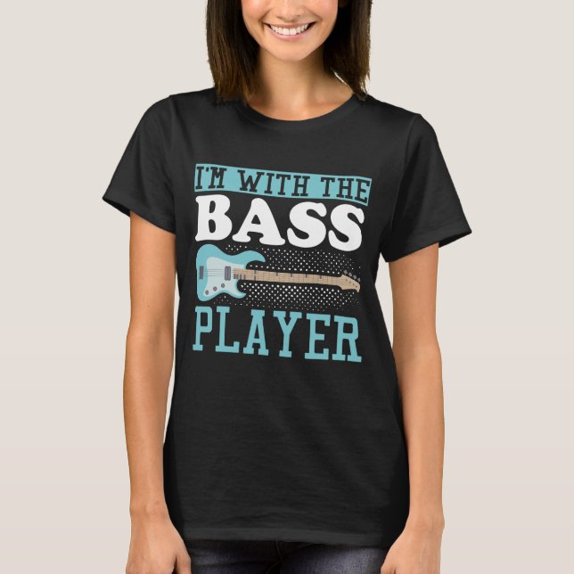 Camiseta Guitar Music Lover Im Com O Jogador De Bass (Frente)