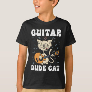 CAMISETA GUITAR MÚSICO DO GATO MUSICANO T-SHIRT