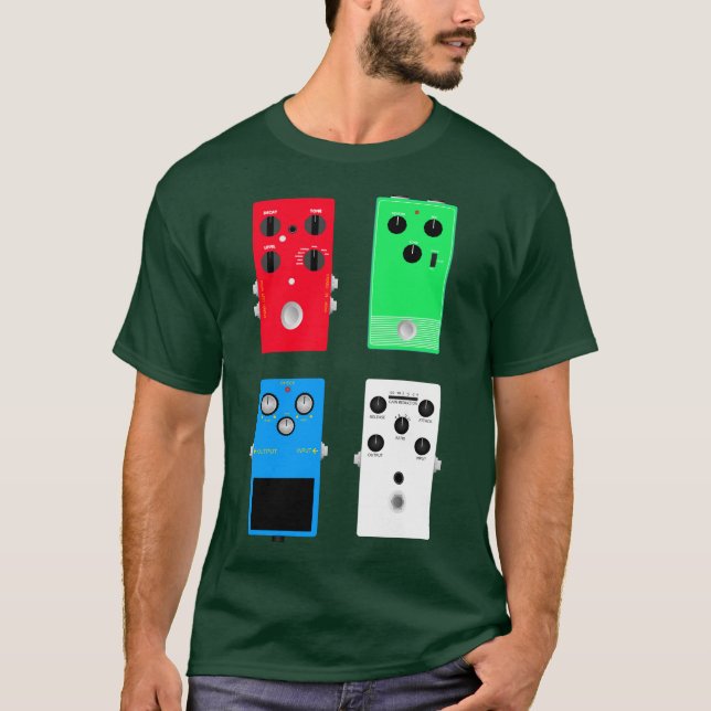 Camiseta Guitar Pedals (Frente)