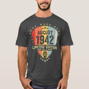 Camiseta Guitar PickLegends Foi Nascer Em Agosto De 1942