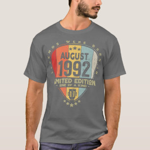 Camiseta Guitar PickLegends Foi Nascer Em Agosto De 1992