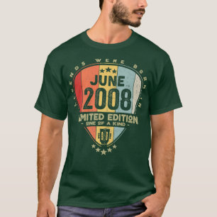 Camiseta Guitar PickLegends Foi Nascer Em Junho De 2008 Gui