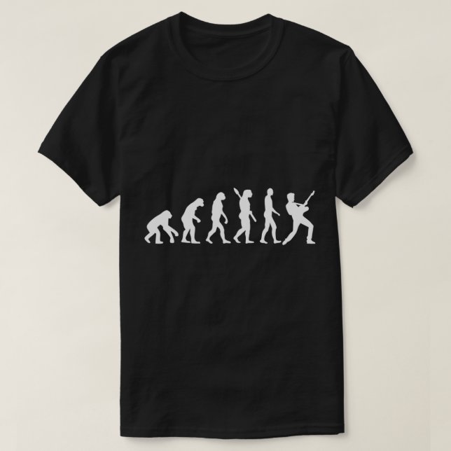 Camiseta Guitar Player Evolution mackey Classic T-Shirt (Frente do Design)