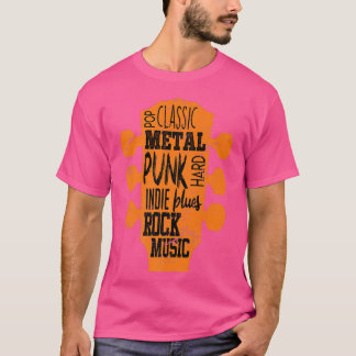 Camiseta Guitar Rock Music Punk Rock Classic Rocker Guitari