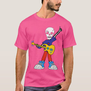 Camiseta Guitar Rockstar Skeleton I Music I Rock T-Sh