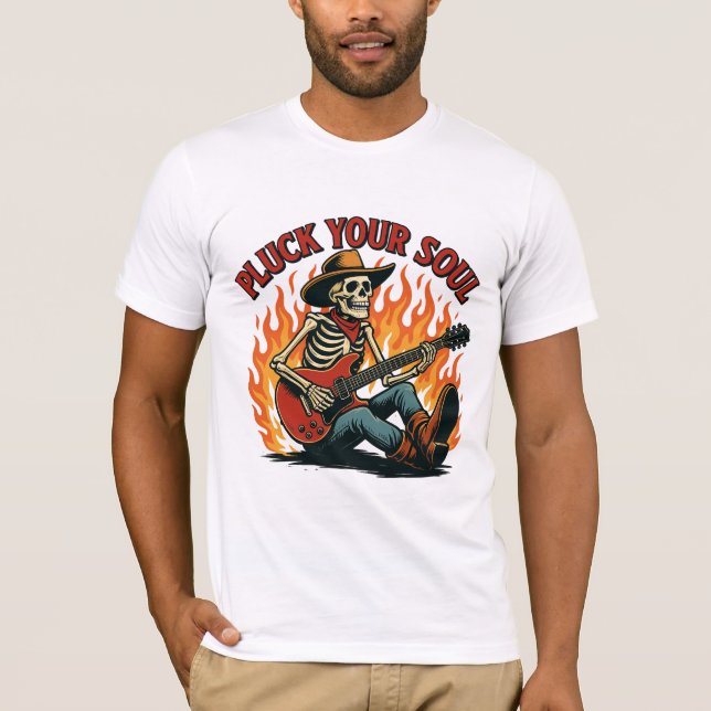 Camiseta Guitar Skeleton (Frente)
