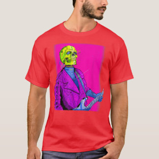 Camiseta Guitar Stars Skull Men T-Shirt