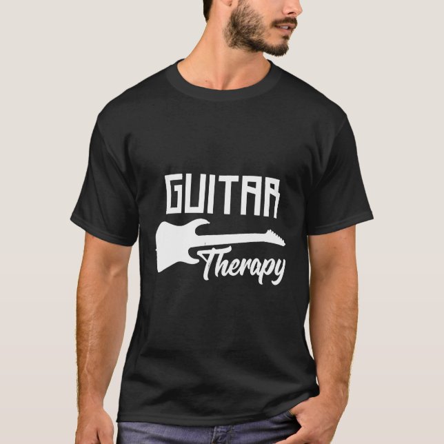 Camiseta Guitar Therapys Mulheres Crianças (Frente)