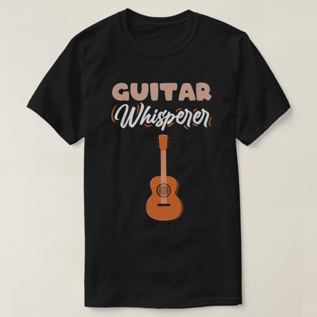 Camiseta Guitar Whisperer Guitar Player (Frente do Design)