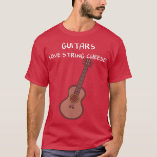 Camiseta Guitares adoram queijo de corda