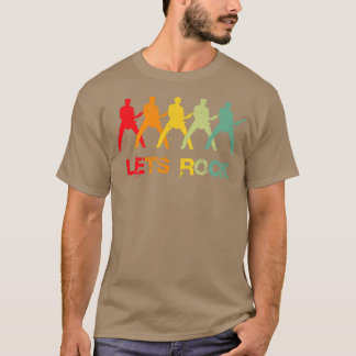 Camiseta Guitarist Lets Rock Rock n Roll Guitar Vintage for