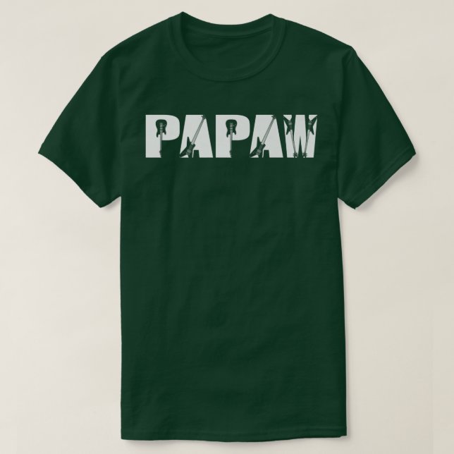 Camiseta Guitarist Papaw Funny Music Guitar Lover Fathers D (Frente do Design)