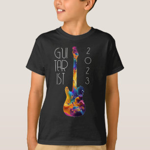 CAMISETA GUITARISTA 2023 - PRESENTE COLORIDO DE BANDA GUITA