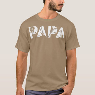 Camiseta Guitarista Guitarista Papa Engraçado Música Padre 