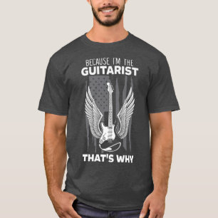 Camiseta Guitarista Patriótico da Bandeira Americana 4