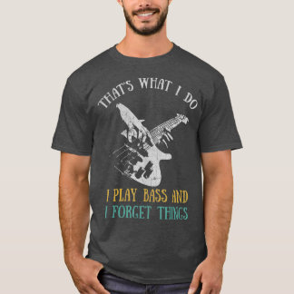 Camiseta Guitaristas Jogadores De Violão De Baixo Nível